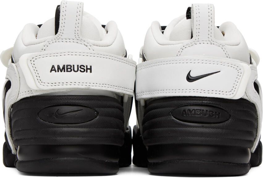 Nike White  Black AMBUSH Edition Air Adjust Force Sneakers