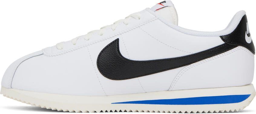 Nike White  Black Cortez Sneakers - Picture 3