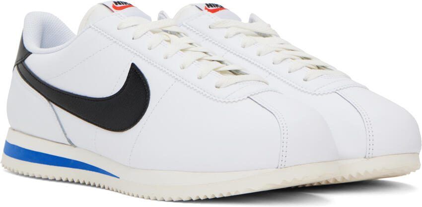 Nike White  Black Cortez Sneakers - Picture 2
