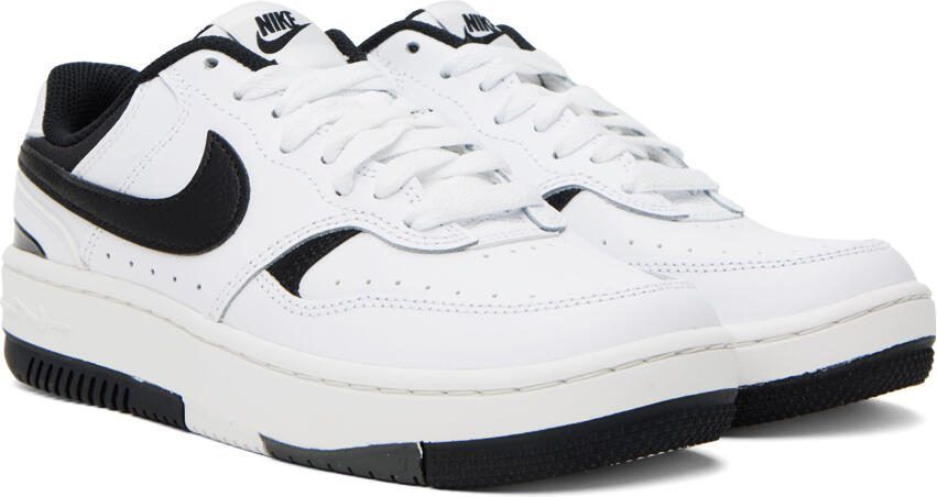 Nike White  Black Gamma Force Sneakers - Picture 2