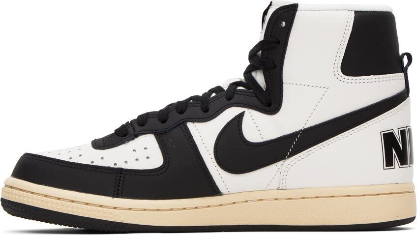 Nike White  Black Terminator High Sneakers - Picture 3