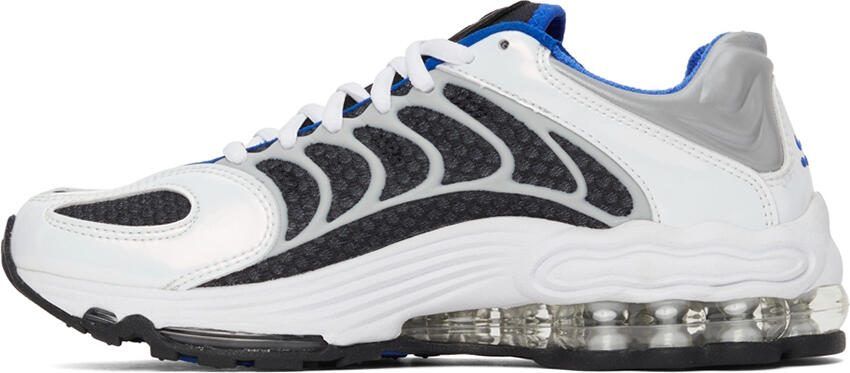 Nike White  Blue Air Tuned Max Sneakers - Picture 4