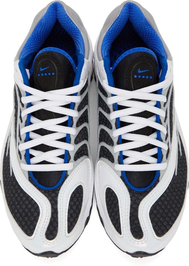 Nike White  Blue Air Tuned Max Sneakers