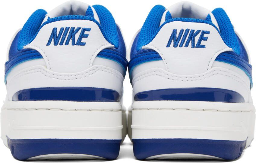Nike White  Blue Gamma Force Sneakers