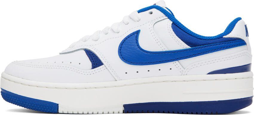 Nike White  Blue Gamma Force Sneakers - Picture 3