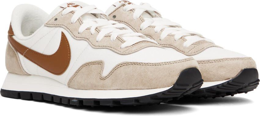 Nike White  Brown Air Pegasus '83 PRM Sneakers - Picture 2