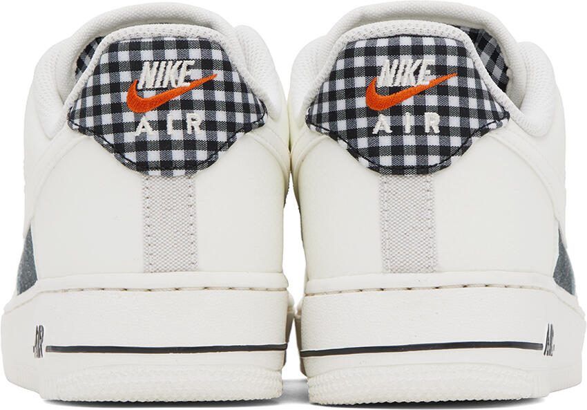 Nike White  Gray Air Force 1 '07 Sneakers