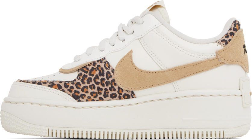 Nike White  Off-White Air Force 1 Shadow Sneakers - Picture 2