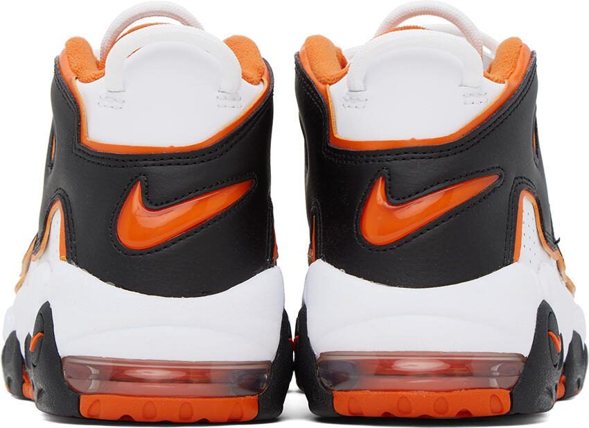 Nike White  Orange Air More Uptempo '96 Sneakers