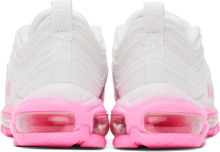 Nike White  Pink Air Max 97 SE Sneakers