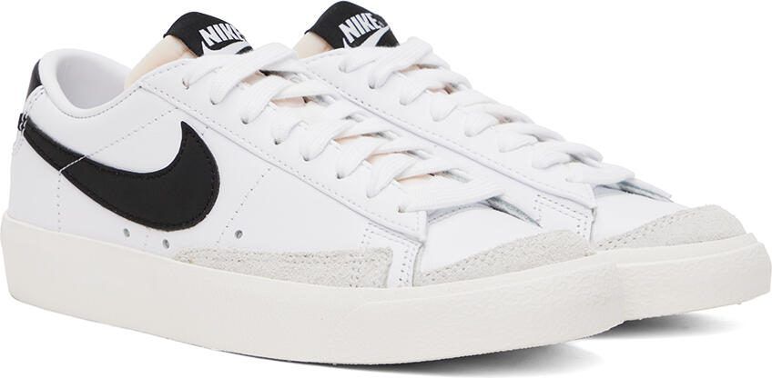 Nike White Blazer Low '77 Sneakers - Picture 2