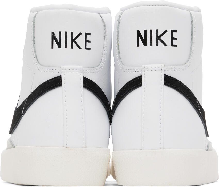 Nike White  Black Blazer Mid '77 Vintage Sneakers - Picture 7