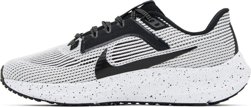 Nike White Pegasus 40 Sneakers - Picture 3