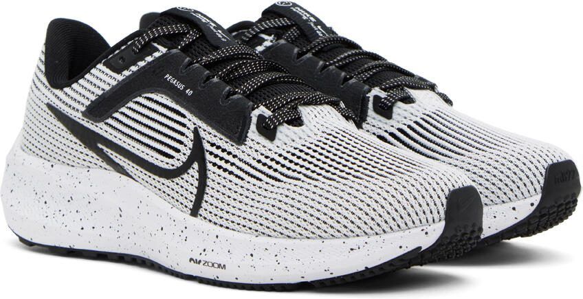 Nike White Pegasus 40 Sneakers - Picture 2
