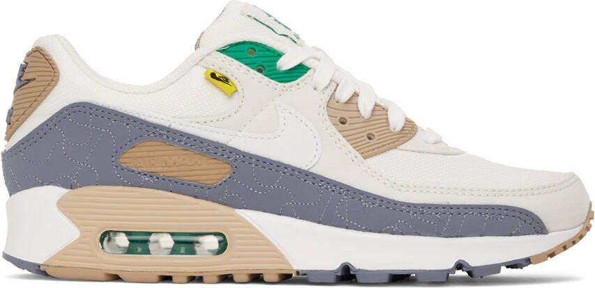Nike Off-White  Beige Air Max 90 SE Sneakers - Picture 5