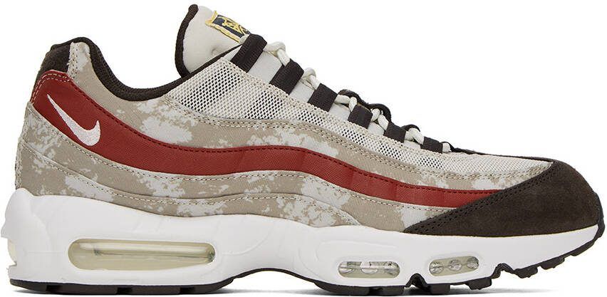 Nike Off-White  Brown Air Max 95 Sneakers - Picture 5
