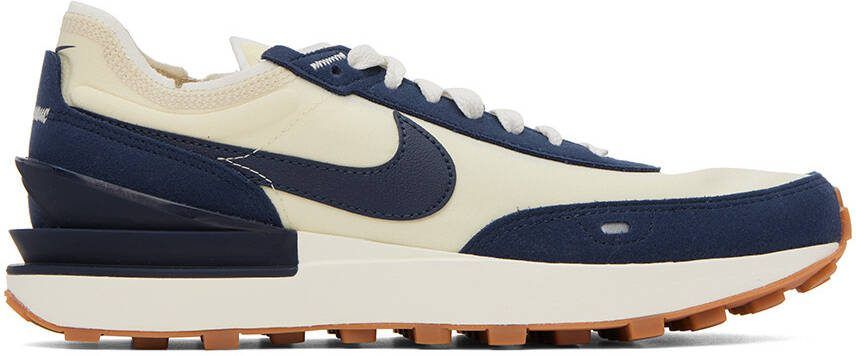 Nike Off-White  Navy Waffle One SE Sneakers - Picture 5