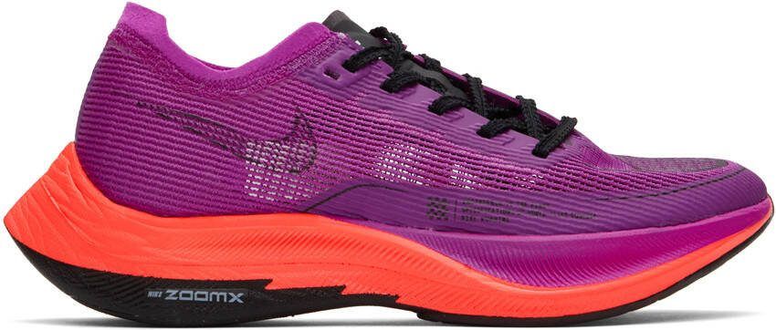 Nike Purple ZoomX Vaporfly Next 2 Sneakers - Picture 2