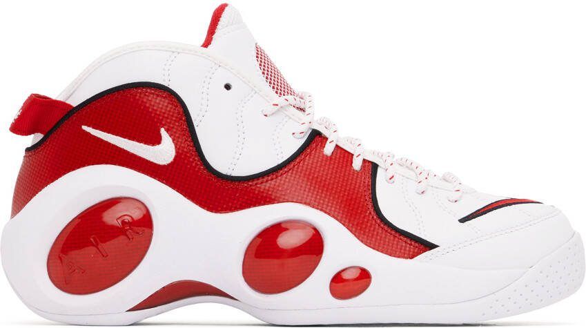 Nike Red  White Air Zoom Flight 95 Sneakers