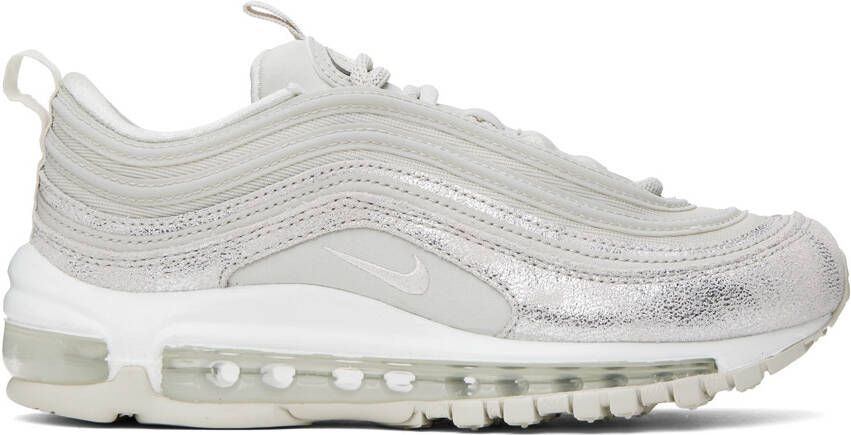 Nike Silver-Tone  Gray Air Max 97 Sneakers - Picture 5