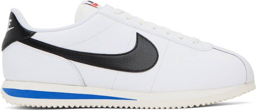 Nike White  Black Cortez Sneakers - Picture 4