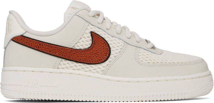 Nike White  Gray Air Force 1 '07 Basketball Sneakers