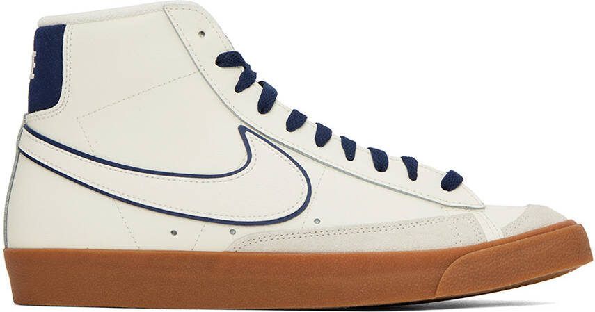 Nike White Blazer Mid '77 Sneakers - Picture 5