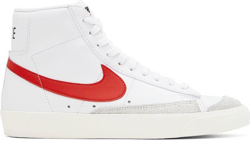 Nike White Blazer Mid '77 Vintage High-Top Sneakers - Picture 4