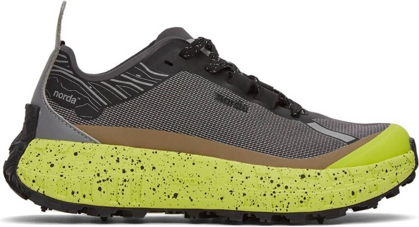 Norda Black  Yellow 001 LTD Edition Sneakers - Picture 5