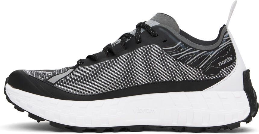 Norda Black  White ' 001' Sneakers - Picture 3