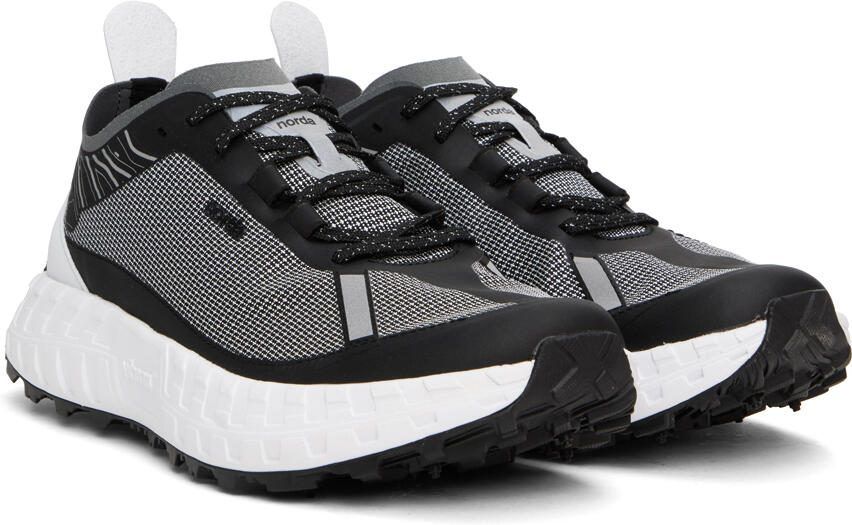 Norda Black  White ' 001' Sneakers - Picture 2