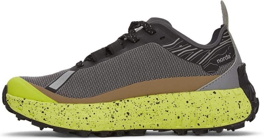 Norda Black  Yellow 001 LTD Edition Sneakers - Picture 4