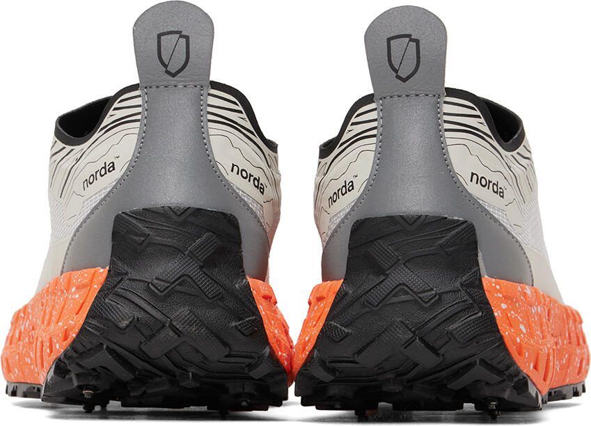 Norda Off-White  Orange 001 G+ Spike Sneakers