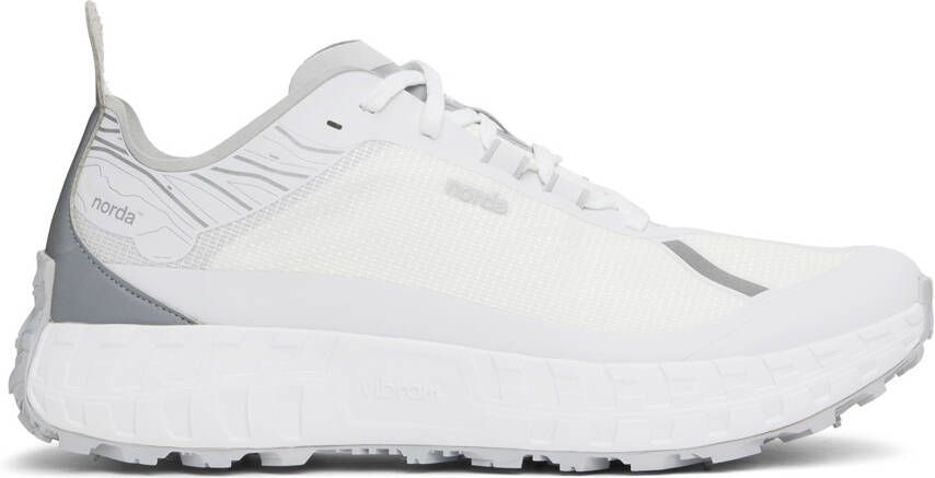 Norda White  Silver ' 001' Sneakers - Picture 4