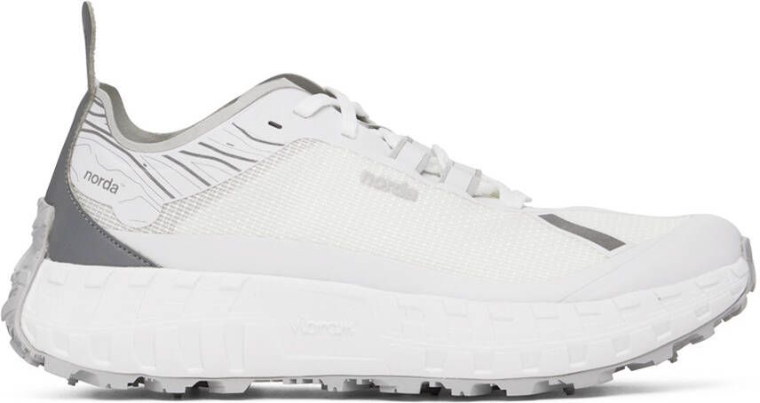 Norda White  Silver ' 001' Sneakers - Picture 6