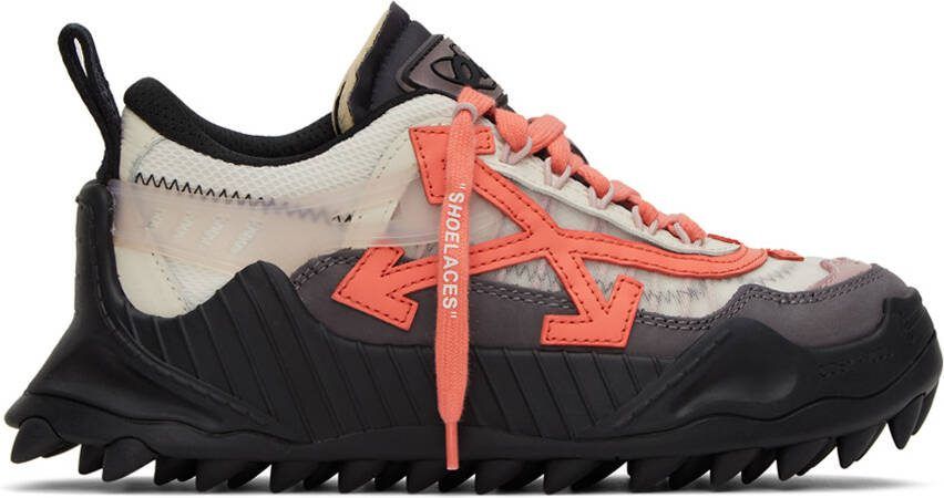 Off-White  Black Odsy 1000 Sneakers - Picture 5