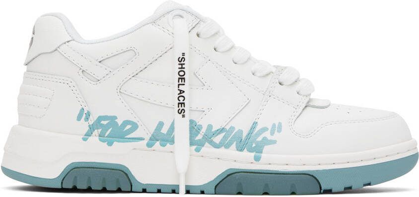 Off-White  Blue Out Of Office 'For Walking' Sneakers - Picture 5