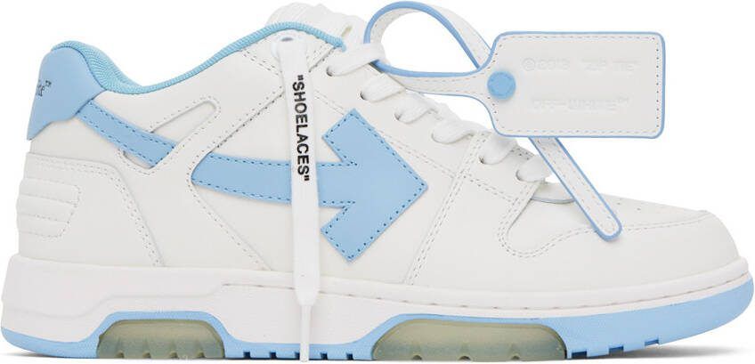 Off-White  Blue Out Of Office Sneakers - Picture 5