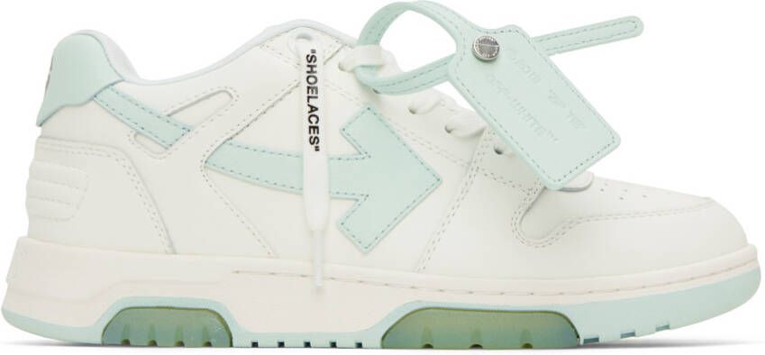 Off-White  Blue 'Out Of Office' Sneakers - Picture 5