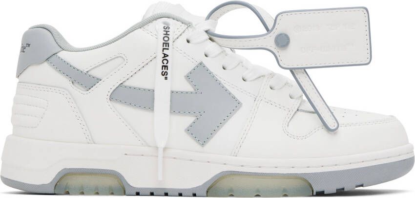 Off-White  Gray Out Of Office Sneakers - Picture 2
