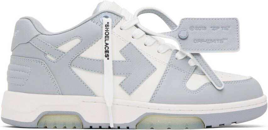 Off-White  Gray Out Of Office Sneakers - Picture 5