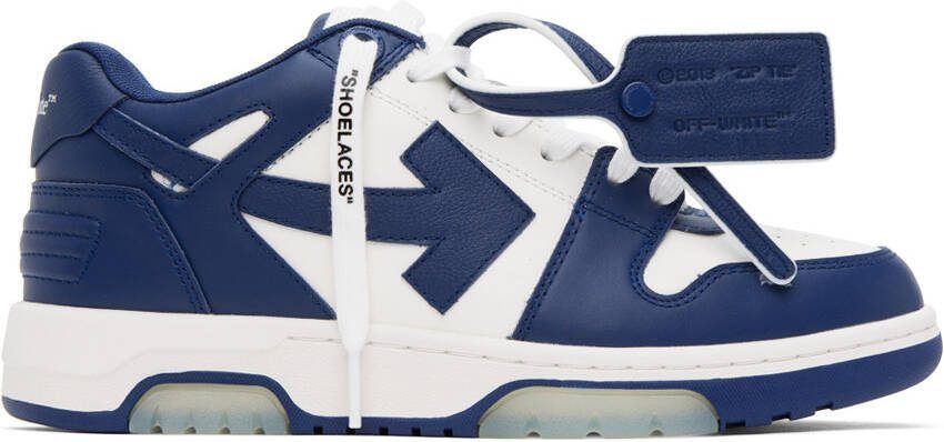 Off-White  Navy Out Of Office Sneakers - Picture 5