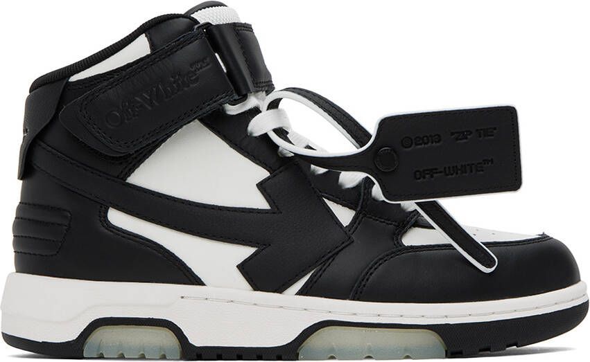 Off-White Black  White Out Of Office Sneakers - Picture 5