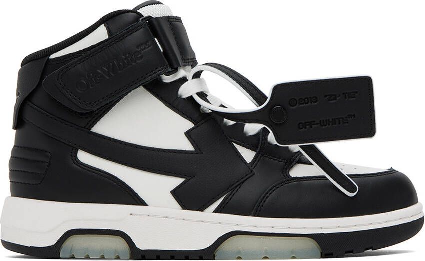 Off-White Black  White Out Of Office Sneakers - Picture 4