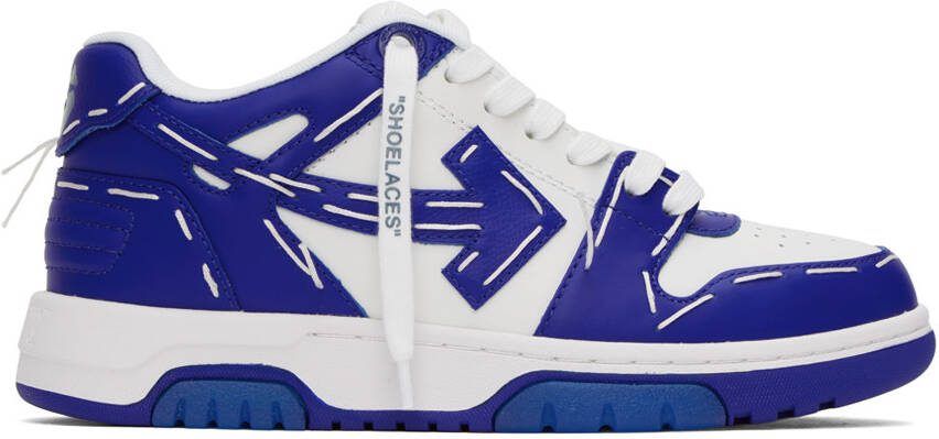 Off-White Blue  White Out Of Office Sartorial Sneakers - Picture 5