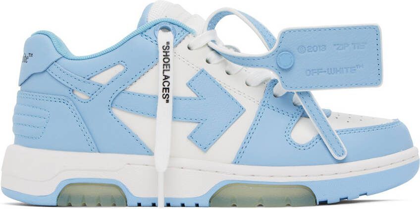 Off-White Blue  White Out Of Office Sneakers - Picture 5
