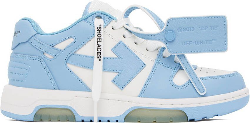Off-White Blue  White Out Of Office Sneakers - Picture 5
