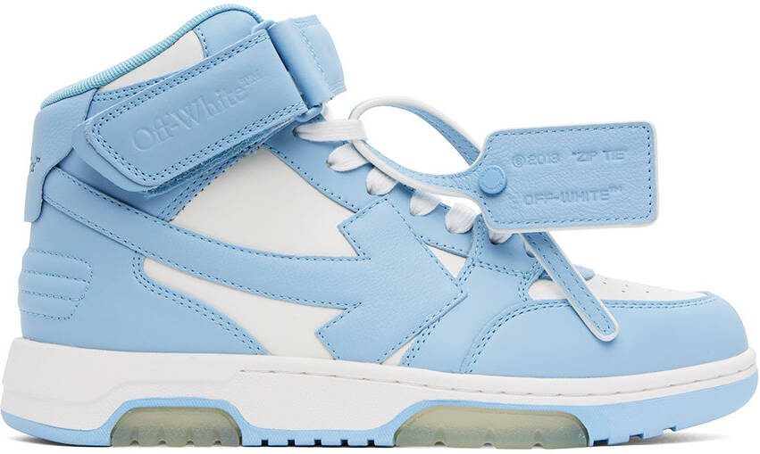 Off-White Blue  White Out Of Office Sneakers - Picture 5