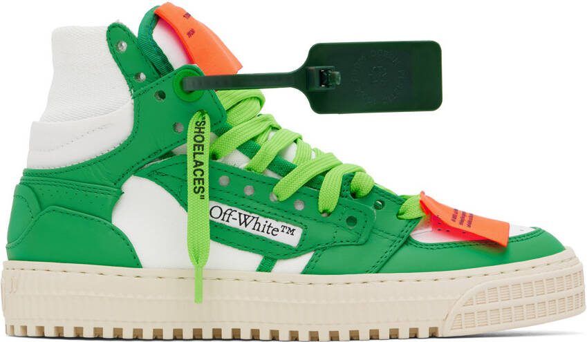 Off-White Green  White 3.0 Off Court Sneakers - Picture 5
