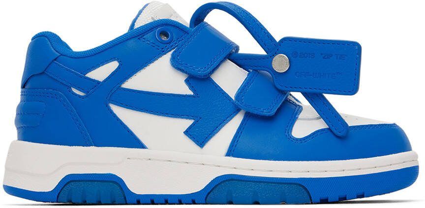 Off-White Kids Blue  White Out Of Office Straps Sneakers - Picture 4